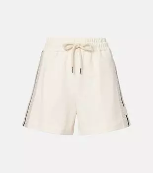 Хлопковые джерси шорты Moncler, 034 - White