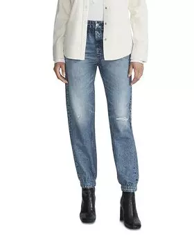 Хлопковые джинсовые джоггеры Miramar rag & bone