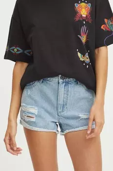 Хлопковые джинсовые шорты Medicine, синий