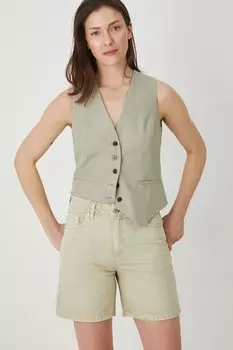 Хлопковые джинсовые шорты Medicine, зеленый