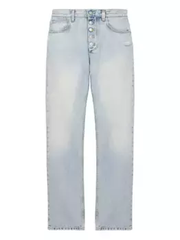 Хлопковые джинсы Alexander McQueen, синий