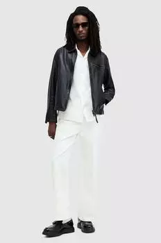 Хлопковые джинсы AllSaints, белый