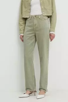 Хлопковые джинсы Answear Lab, зеленый