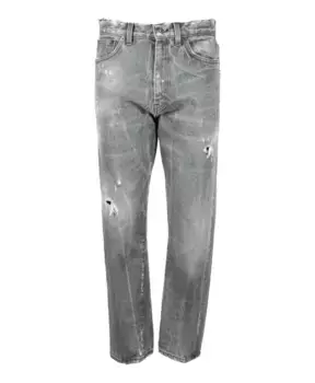 Хлопковые джинсы Dondup, серый