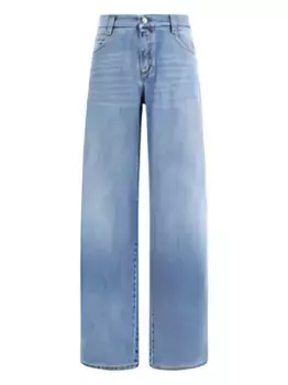 Хлопковые джинсы Ermanno Scervino, синий