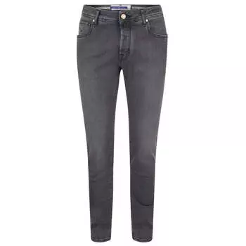 Хлопковые джинсы и мужские брюки Jacob Cohen, серый