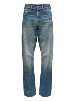 Хлопковые джинсы MM6 Maison Margiela, синий