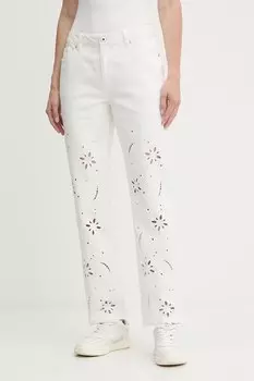 Хлопковые джинсы Morgan, белый