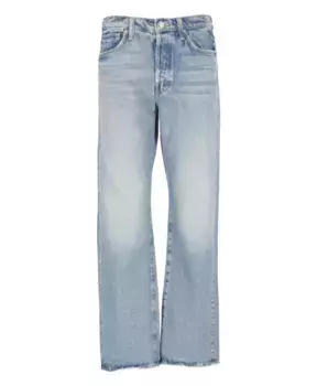 Хлопковые джинсы Mother, синий