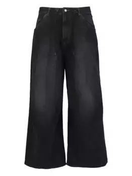 Хлопковые джинсы Needles, черный