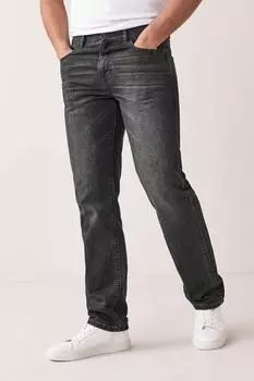 Хлопковые джинсы Next, черный