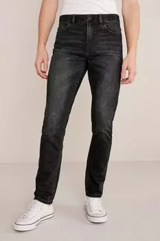 Хлопковые джинсы Next, черный