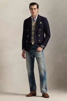 Хлопковые джинсы Polo Ralph Lauren, синий
