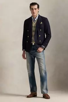 Хлопковые джинсы Polo Ralph Lauren, синий