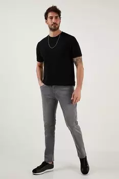 Хлопковые джинсы с нормальной талией и стандартным кроем 2201F17PARMA Buratti