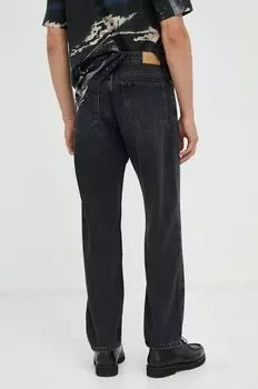 Хлопковые джинсы Samsoe Samsoe, черный