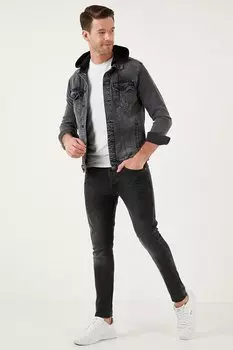 Хлопковые джинсы скинни с нормальной талией 1115J06NAPOLI Buratti