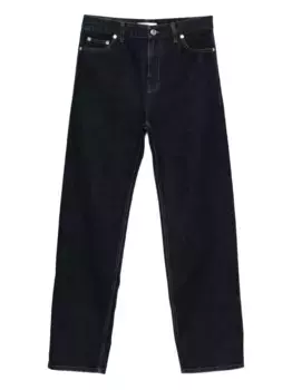 Хлопковые джинсы Tibi, синий