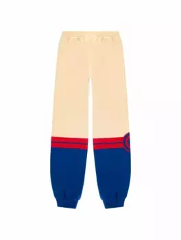 Хлопковые джоггеры Interlocking G Gucci, мультиколор