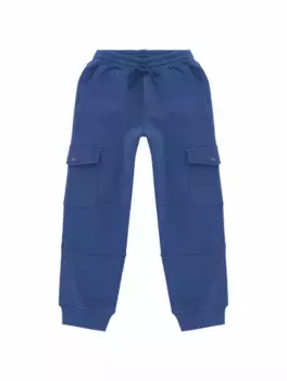 Хлопковые джоггеры с кулиской Stella McCartney, тёмно-синий