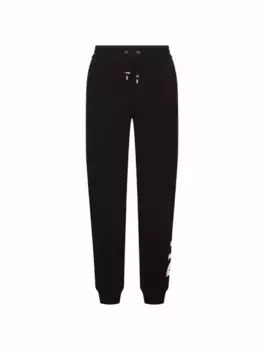 Хлопковые джоггеры с логотипом Balmain, черный