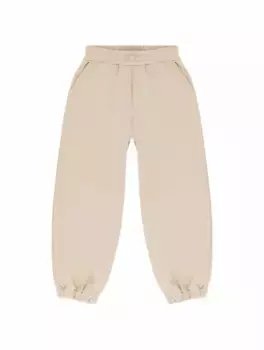 Хлопковые джоггеры с логотипом Fendi, бежевый