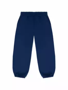 Хлопковые джоггеры с логотипом Fendi, тёмно-синий