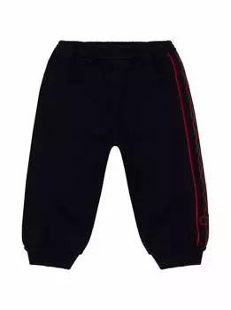 Хлопковые джоггеры с логотипом Gucci