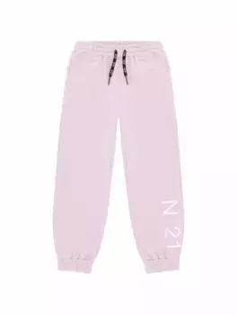 Хлопковые джоггеры с логотипом N°21, розовый