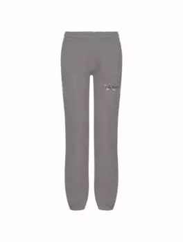 Хлопковые джоггеры с логотипом Off-White, серый