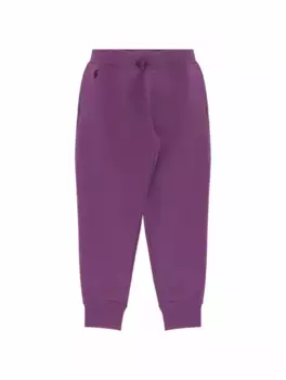 Хлопковые джоггеры с логотипом Ralph Lauren, фиолетовый