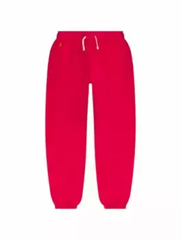 Хлопковые джоггеры с логотипом Ralph Lauren, розовый