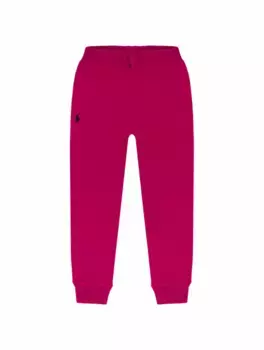 Хлопковые джоггеры с логотипом Ralph Lauren, розовый