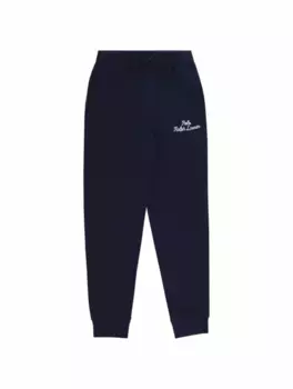 Хлопковые джоггеры с логотипом Ralph Lauren, тёмно-синий