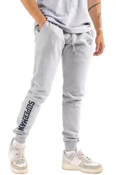 Хлопковые джоггеры с логотипом Superman DC Comics, серый