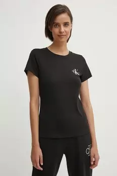 Хлопковые футболки, 2 пары Calvin Klein Jeans, черный