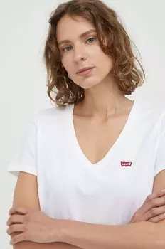 Хлопковые футболки, 2 пары Levi's, белый