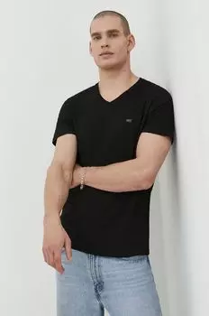 Хлопковые футболки, 3 пары Diesel, черный