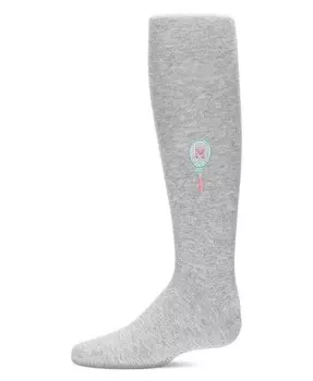 Хлопковые колготки для тенниса для маленьких девочек M Memoi, серый