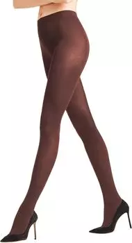 Хлопковые колготки на ощупь Falke, цвет Cigar
