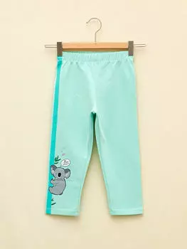 Хлопковые колготки с принтом для девочек с эластичной резинкой на талии LCW Kids