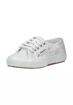 Хлопковые кроссовки Superga, белый