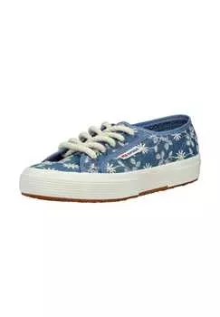 Хлопковые кроссовки Superga, цвет jeans