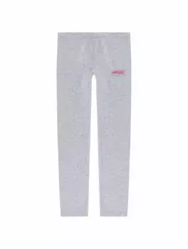 Хлопковые леггинсы с логотипом Kenzo, серый