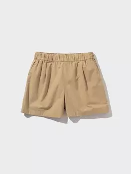 Хлопковые легкие шорты короткие Uniqlo, цвет 33 хаки
