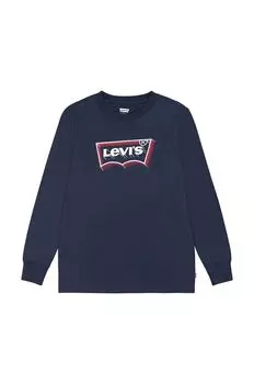 Хлопковые лонгсливы Levi's для детей., синий