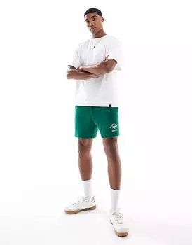 Хлопковые махровые шорты Polo Ralph Lauren Prepsters для теннисного клуба, средне-зеленого цвета
