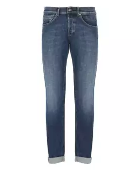 Хлопковые мужские джинсы Dondup, синий