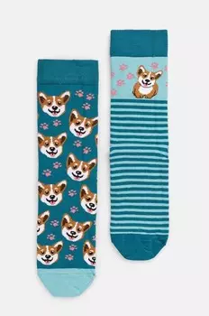 Хлопковые носки, 2 пары Medicine, мультиколор