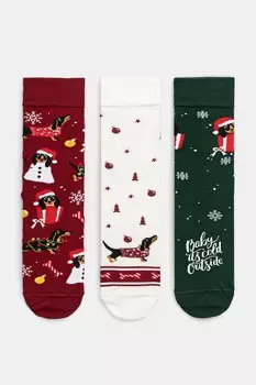 Хлопковые носки 3 пары Medicine, мультиколор